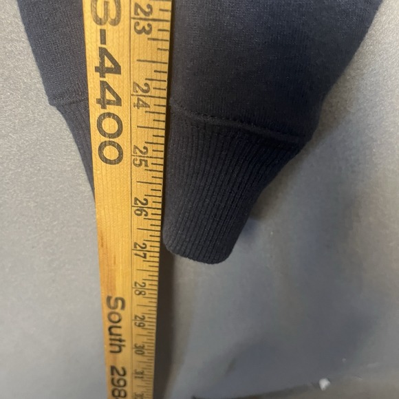 NWT Cabelas Hoodie Mens Large Tall Pullover Fleece Hunting Outdoor Navy - Picture 8 of 8